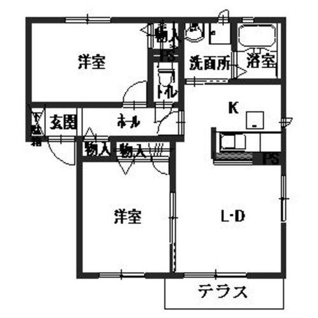 シャーメゾン白国の物件間取画像